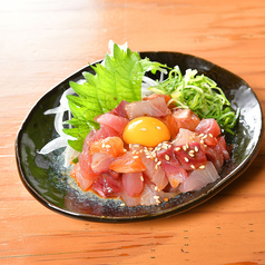 海鮮ユッケ/鯛ポン酢 各