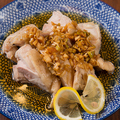 料理メニュー写真&nbsp;蒸し鶏のネギソースがけ