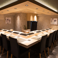 洗練された空間でお楽しみいただけます。