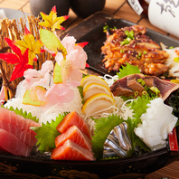 本格和食や鮮魚&こだわりの餃子メニューを豊富にご用意