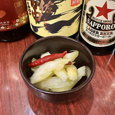 自家製セロリの浅漬け