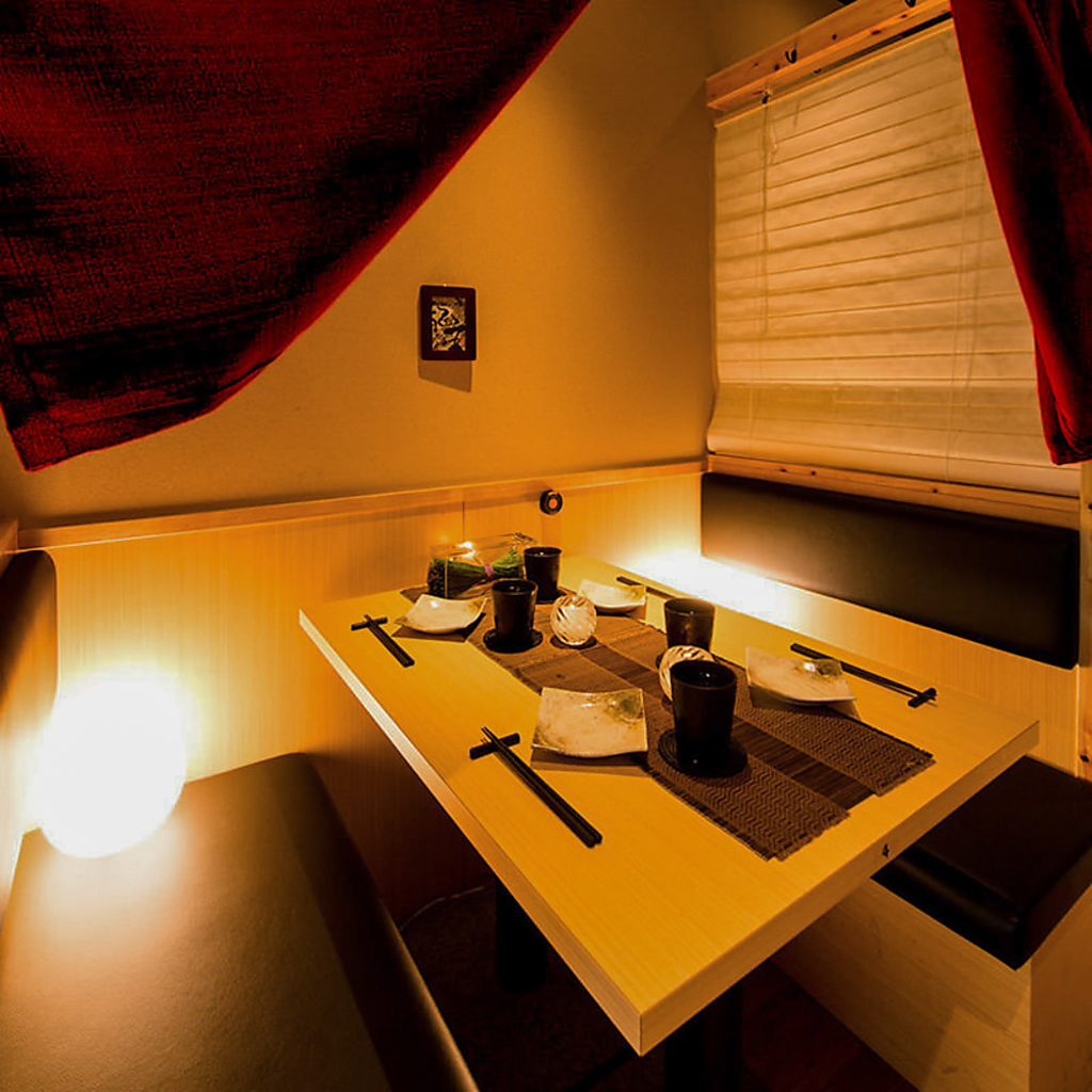 ◆日本酒と地鶏が自慢の個室居酒屋◆少人数様からご利用可能な個室席をご用意！
