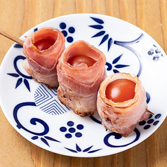 ミニトマトベーコン串