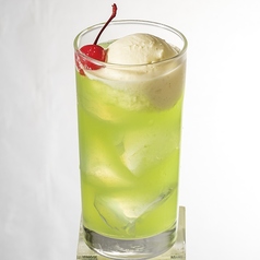 シャインマスカットソーダフロート