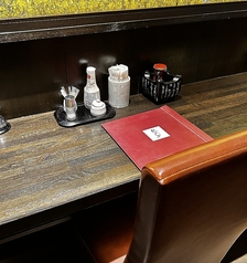 1名様はカウンター席もお座りいただけます。