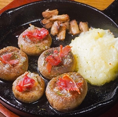 マッシュルームの鉄板焼き