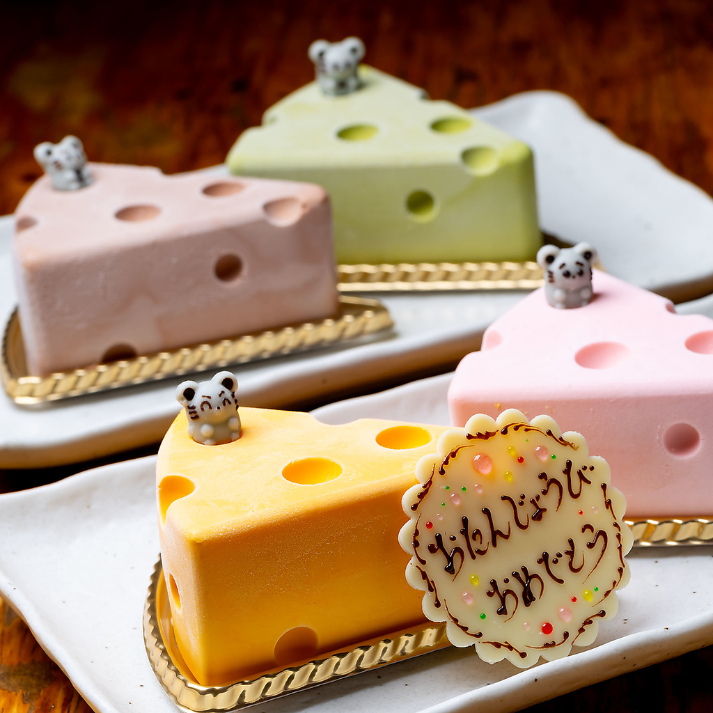 口福のチーズケーキで話題の京。菓る茶のケーキがサプライズプレートに♪