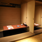 4～50名様と幅広い宴会に利用していただける、掘りごたつ席です！