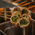 料理メニュー写真&nbsp;博多万ネギ巻き串