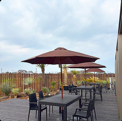 テラス席もご準備♪　2名席×1※テラス席はペット可能です。