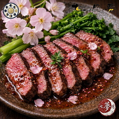 和歌山県産 鹿肉のロースト ～桜胡椒ソース～｜Roasted Wakayama Venison with Sakura Pepper Sauce