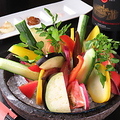 料理メニュー写真 河内野菜のソムリエサラダ