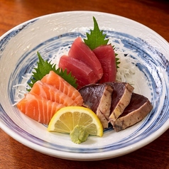 本日の鮮魚3種盛り