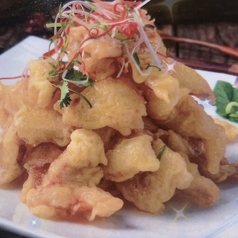 揚げ豚肉の甘酢かけ