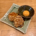 料理メニュー写真 月見つくね