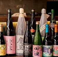 厳選された芋焼酎や泡盛◆和食との調和する銘酒の数々◎