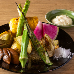 焼き野菜のバーニャーカウダ