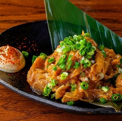 鶏皮のホルモン炒め