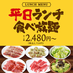 ランチ食べ放題
