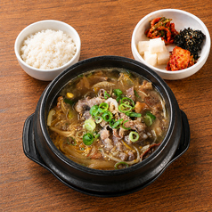 黒毛和牛肉スープ定食
