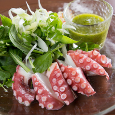 タコの中華風カルパッチョ