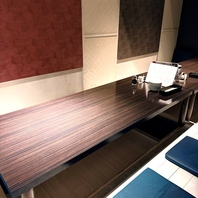 少人数でも対応可能な掘りごたつ個室