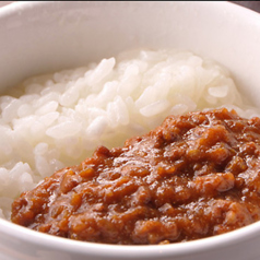 〆の特製カレーライスもございます。ハーフサイズOK！