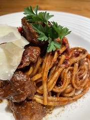 馬肉のラグー(煮込み)パスタ