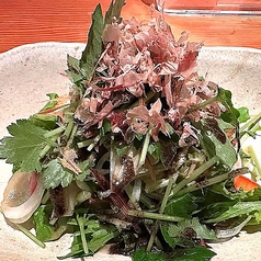 三つ葉とミョウガのサラダ