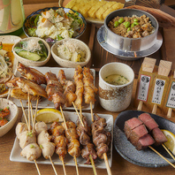 焼き・刺し・逸品まで。こだわりの料理の数々。