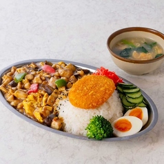 椎茸滑蛋鶏丁