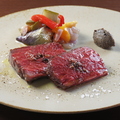料理メニュー写真&nbsp;なかやま牧場高原黒牛イチボの炭火焼き