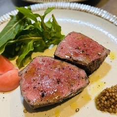 みちのく日高見牛サーロインのビステッカ(ステーキ)