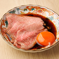 料理メニュー写真 黒毛和牛のレアユッケ