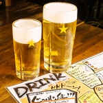 毎日じゃんけん大会開催中★生ビール１杯目スタッフとのじゃんけんに勝つと中→大ジョッキに！