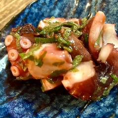 タコの梅肉和え