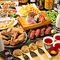 当日のご予約も歓迎★2時間飲み放題付コース4000円～