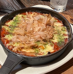 ボリューム有り お好み焼みたいなオムレツ