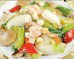 海鮮あんかけ焼きそば(柔/硬) 各