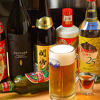 料理に合うお酒が勢揃い☆ボトルでの注文もできます！