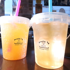 個性的なバケツドリンクも★豊富なドリンクメニュー