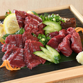 料理メニュー写真 馬刺し3種盛合せ