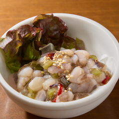 ●たこわさ【Octopus with wasabi】