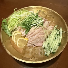 レモン蒸し鶏冷麺