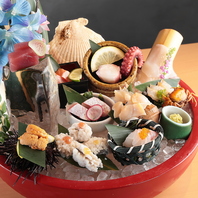 新鮮な魚介類を毎日提供！