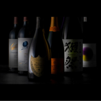 ワイン・日本酒等、各種銘柄取り揃えております。