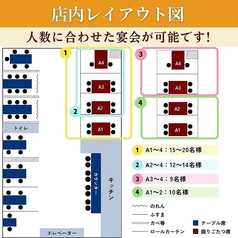 【少人数様も大人数様も対応可能】人数に合わせた宴会はお任せください!
