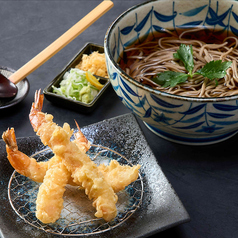 海老の天ぷら蕎麦