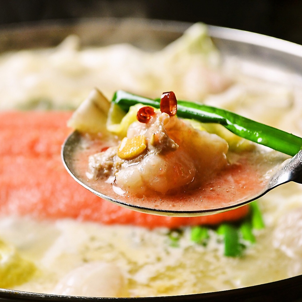 大好評！！明太子もつ鍋！他では味わえない味！