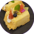 料理メニュー写真&nbsp;春日部産米粉のシフォンケーキ